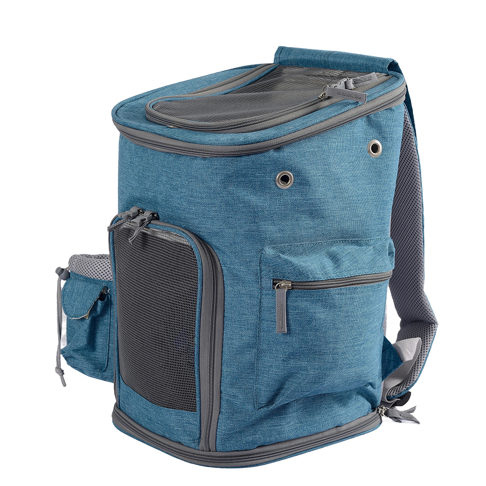 Oxford Pet Carrier Ba lô du lịch cho mèo thoáng khí Chốt nhỏ