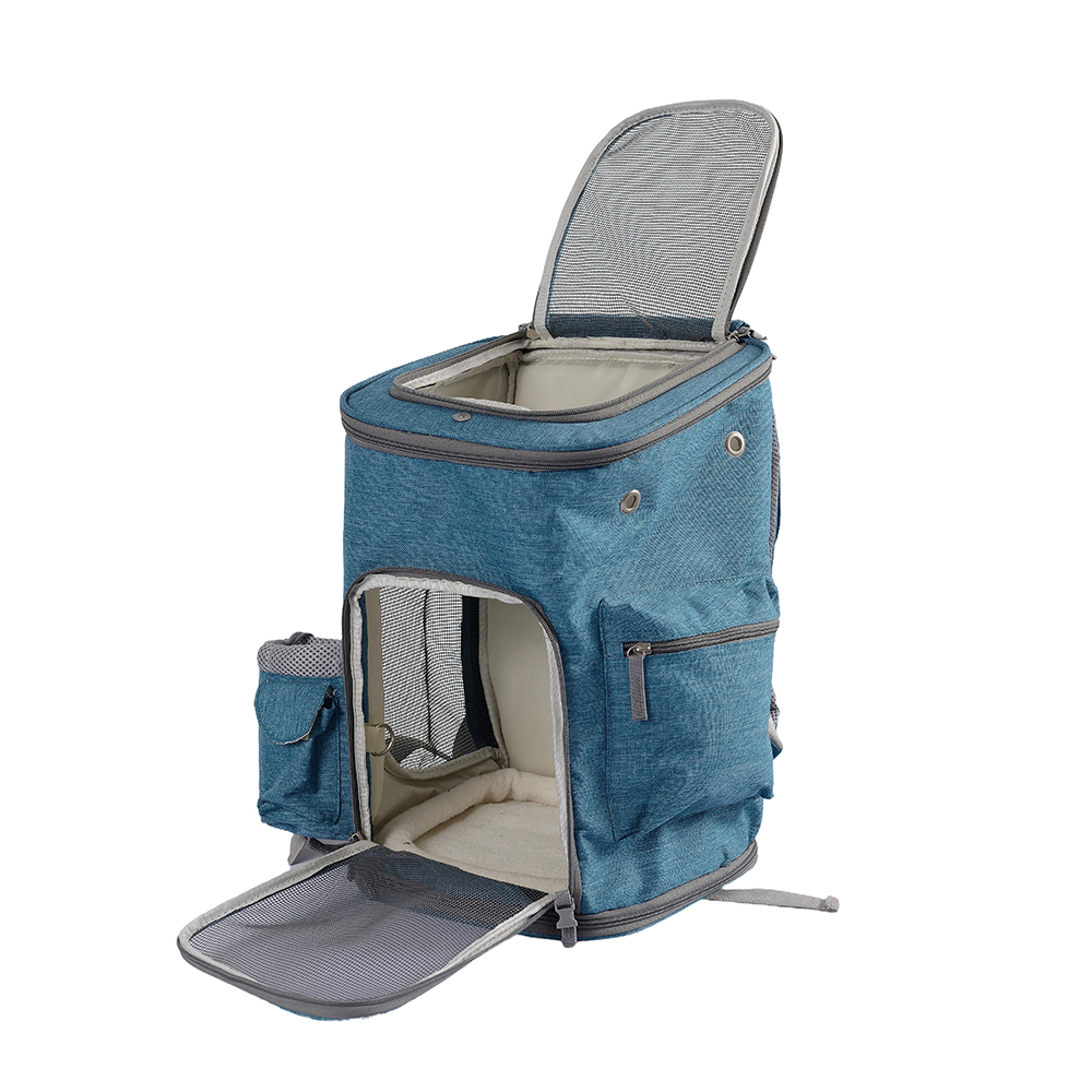 Oxford Pet Carrier Ba lô du lịch cho mèo thoáng khí Chốt nhỏ