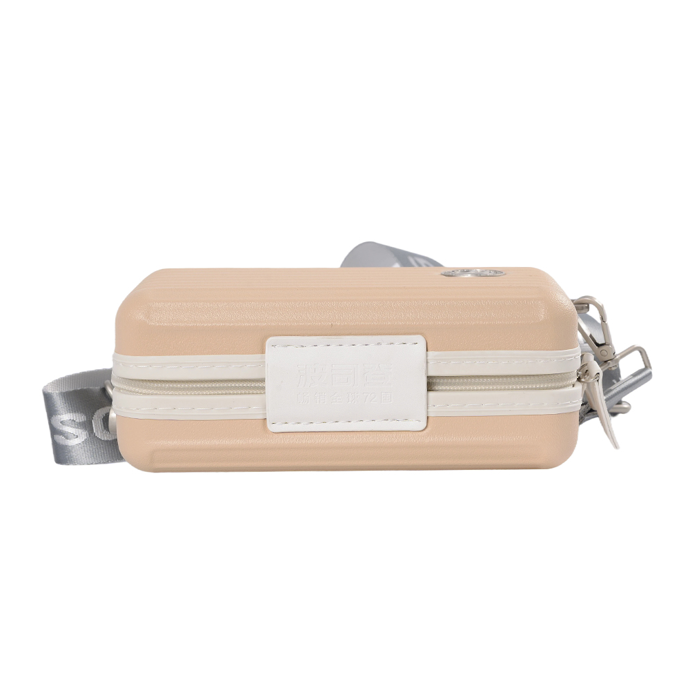 Hộp đựng đồ trang điểm mini 7 inch tùy chỉnh dây đeo chéo chất lượng cao hộp đựng cao cấp
