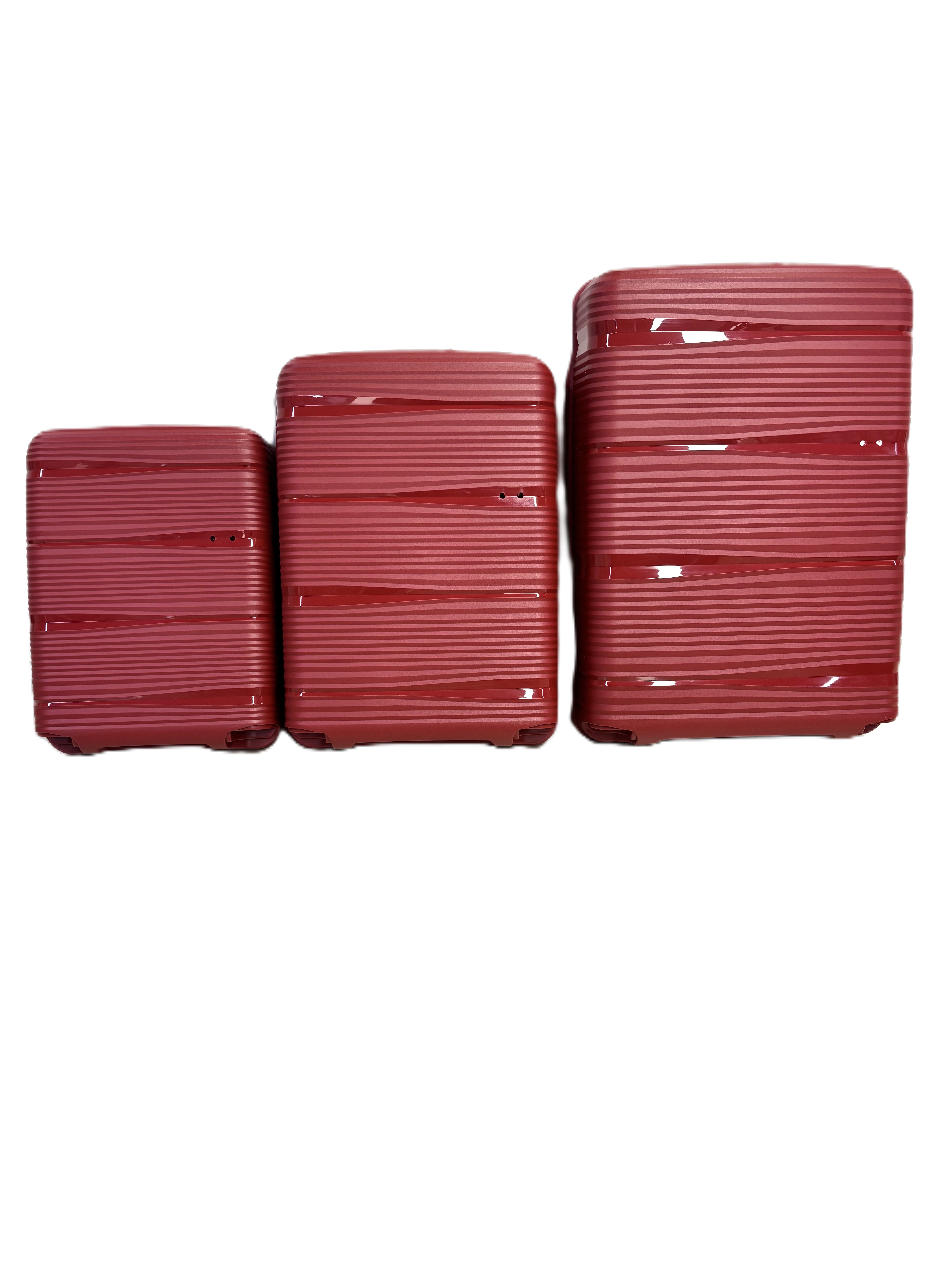 Vỏ hành lý PP 3 size SKD & nhà máy bán buôn hỗ trợ thành phẩm với số lượng lớn