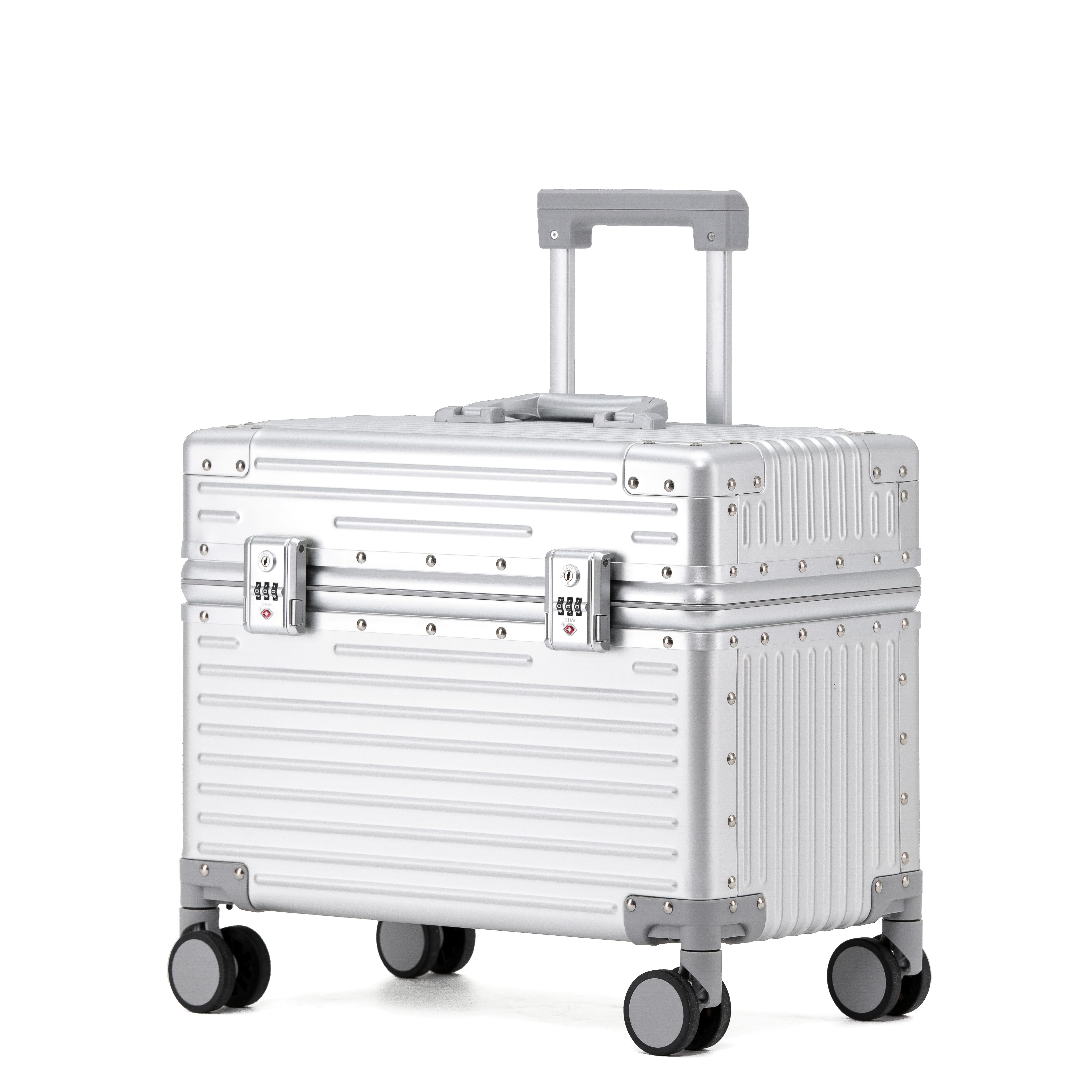 Nhà máy sản xuất vali hành lý bằng kim loại chất lượng cao 18/20 inch được tùy chỉnh